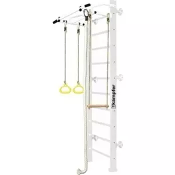 Детский спортивный комплекс Kampfer Helena Wall №6 Жемчужный Стандарт белый турник