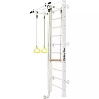 Детский спортивный комплекс Kampfer Helena Wall Basketball Shield №6 Жемчужный Стандарт белый турник