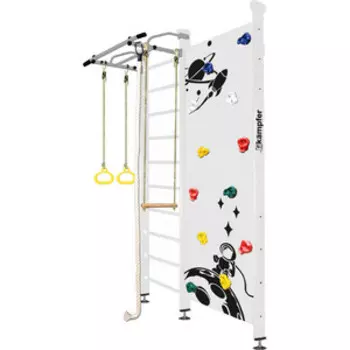 Детский спортивный комплекс Kampfer Jungle Ceiling Boy №6 Жемчужный Стандарт белый антик турник