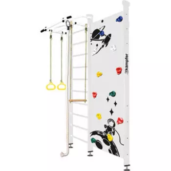 Детский спортивный комплекс Kampfer Jungle Ceiling Boy №6 Жемчужный Стандарт белый турник