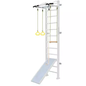 Детский спортивный комплекс Kampfer Ride Wall №6 Жемчужный Высота 3 м белый турник