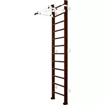 Детский спортивный комплекс Kampfer Swedish Wall №5 Шоколадный Высота 3 м белый турник