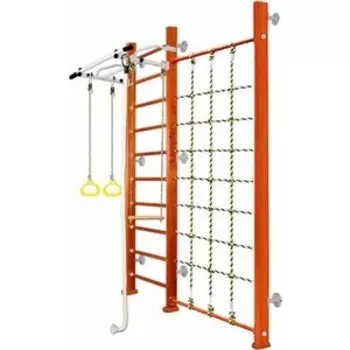 Детский спортивный комплекс Kampfer Winner Wall №4 Вишневый Высота 3 м белый антик турник