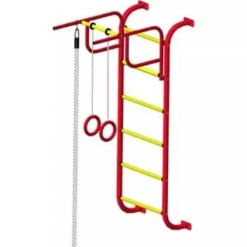 Детский спортивный комплекс Пионер 7 красно/жёлтый
