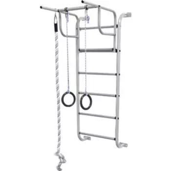 Детский спортивный комплекс Пионер 7М бело/серый