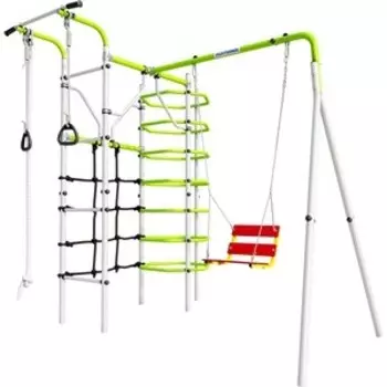 Детский спортивный комплекс Romana Космос + ЦЕПНЫЕ качели 103.21.05 салатовый/белый