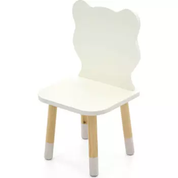 Детский стул Бельмарко Stumpa мишка белый