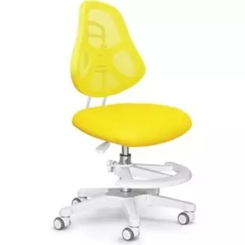 Детское кресло ErgoKids Y-400 YE обивка желтая однотонная