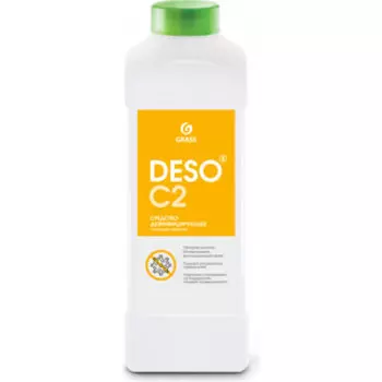 Дезинфицирующее средство GRASS DESO C2 клининг с моющим эффектом на основе ЧАС, канистра 1 л(125584)