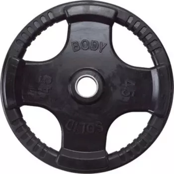 Диск обрезиненный Body Solid 45 фунтов (20,41 кг)