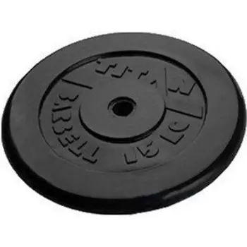 Диск обрезиненный Titan 26 мм. 15 кг. черный