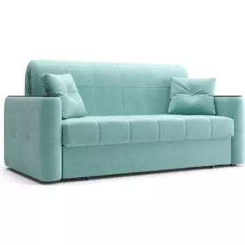 Диван Агат Ницца 1.6 - Velutto 14 мятный/накладка венге