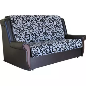 Диван аккордеон Шарм-Дизайн Аккорд М 120 шенилл серый