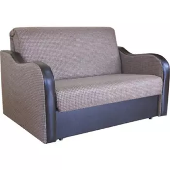 Диван аккордеон Шарм-Дизайн Коломбо 140 рогожка коричневый