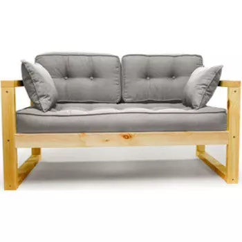 Диван Arsko Астер Мини сосна-серая рогожка