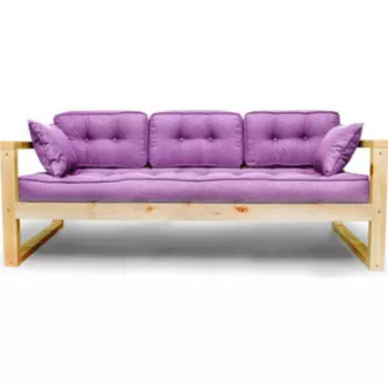 Диван Arsko Астер сосна-фиолетовая рогожка