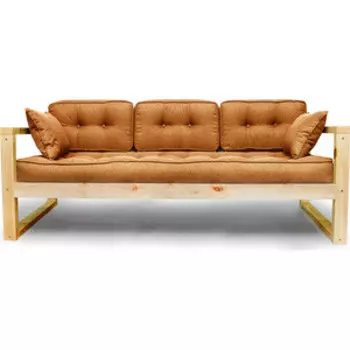 Диван Arsko Астер сосна-оранжевая рогожка