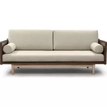 Диван Arsko Двалин орех-белая рогожка