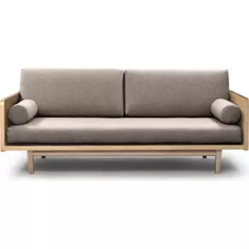 Диван Arsko Двалин сосна-бежевая рогожка