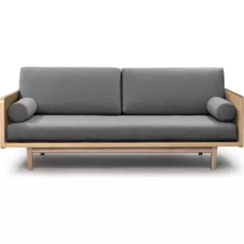 Диван Arsko Двалин сосна-серая рогожка