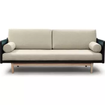 Диван Arsko Двалин венге-белая рогожка