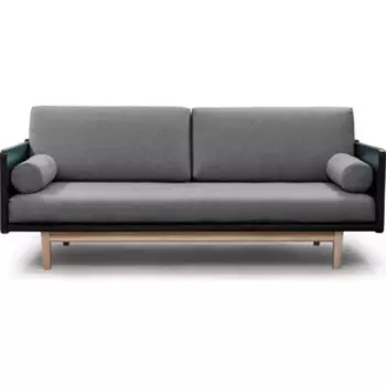 Диван Arsko Двалин венге-серая рогожка