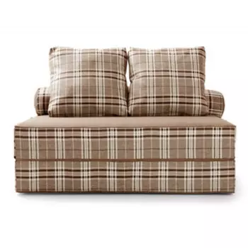 Диван Arsko Фаргус бескаркасный-бежевая клетка