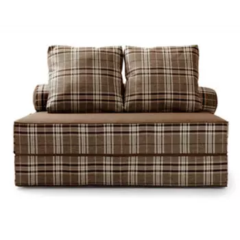 Диван Arsko Фаргус бескаркасный-коричневая клетка