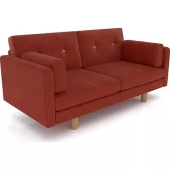 Диван Arsko Ингвар М коричневый велюр