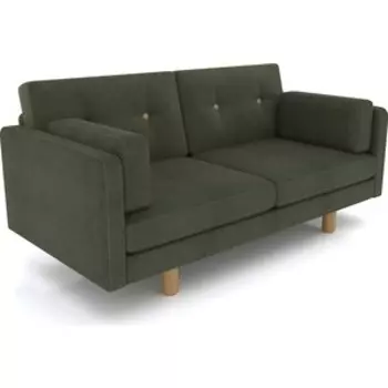 Диван Arsko Ингвар М зеленый велюр