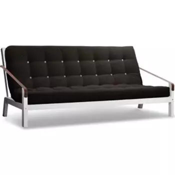 Диван Arsko Локи эмаль-черный вельвет