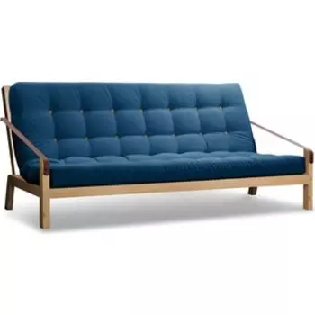 Диван Arsko Локи эмаль-синий вельвет