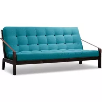 Диван Arsko Локи венге-голубой вельвет