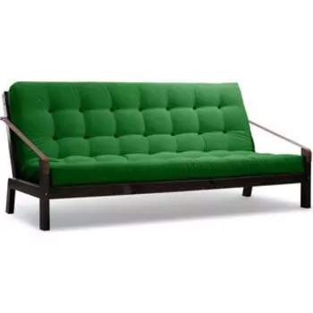 Диван Arsko Локи венге-зеленый вельвет