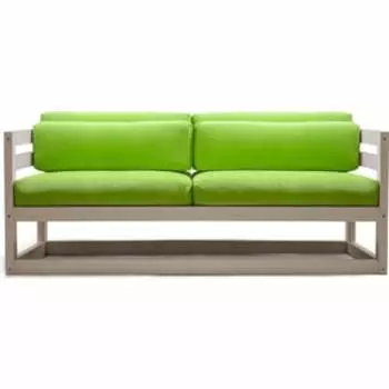 Диван Arsko Магнус Мини бел дуб-салатовый вельвет