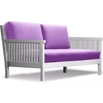 Диван Arsko Норман эмаль-фиолетовая рогожка