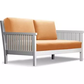 Диван Arsko Норман эмаль-оранжевая рогожка