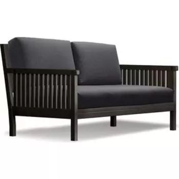 Диван Arsko Норман венге-черная рогожка