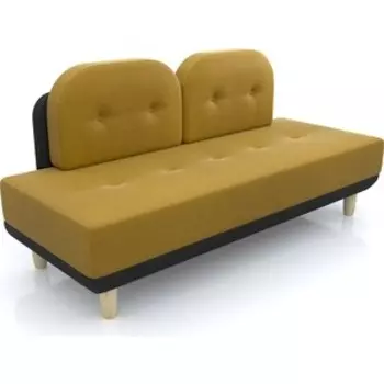 Диван Arsko Торли желтая рогожка