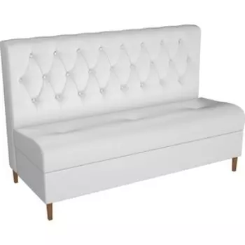 Диван АртМебель Бремен эко-кожа белый