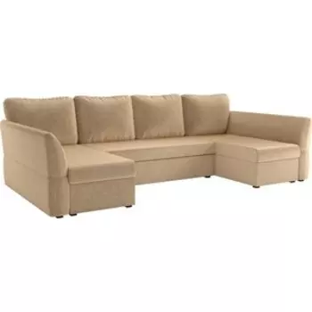 Диван АртМебель Гесен-П микровельвет бежевый