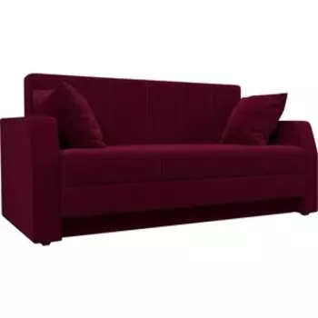 Диван АртМебель Малютка микровельвет красный
