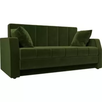 Диван АртМебель Малютка микровельвет зеленый