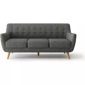 Диван Bradex Picasso трехместный темно-серый (FR 0367)