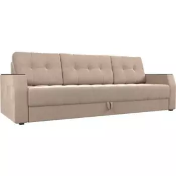 Диван-еврокнижка АртМебель Атлант БС велюр бежевый
