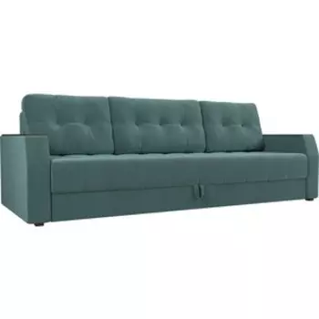 Диван-еврокнижка АртМебель Атлант БС велюр бирюза