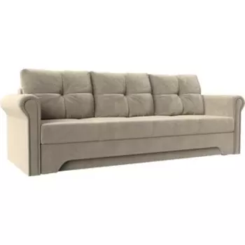 Диван-еврокнижка АртМебель Европа микровельвет бежевый