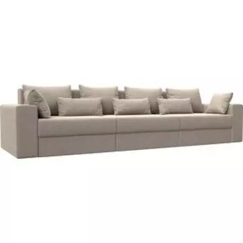 Диван-еврокнижка АртМебель Майами Long рогожка бежевый