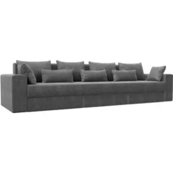 Диван-еврокнижка АртМебель Майами Long рогожка серый