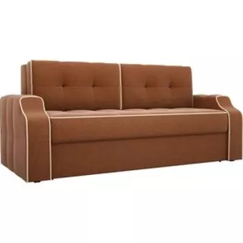 Диван еврокнижка АртМебель Манчестер рогожка коричневый